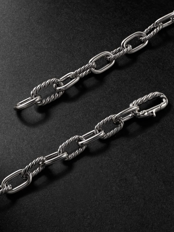 Madison Sterling Silver and 18-Karat Gold Chain Necklace - BK Madison Sterling Silver and 18-Karat Gold Chain Necklace - BK