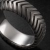 Chevron Titanium Ring - CU Chevron Titanium Ring - CU
