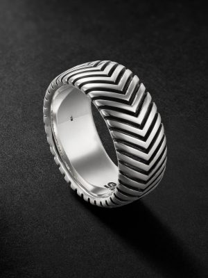 Chevron Sterling Silver Ring Chevron Sterling Silver Ring