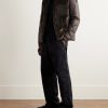 Livra Reversible Fleece and Nubuck-Trimmed Airsoft Down Jacket - OU Livra Reversible Fleece and Nubuck-Trimmed Airsoft Down Jacket - OU
