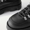 Peak Rubber-Trimmed Leather Hiking Boots - CU