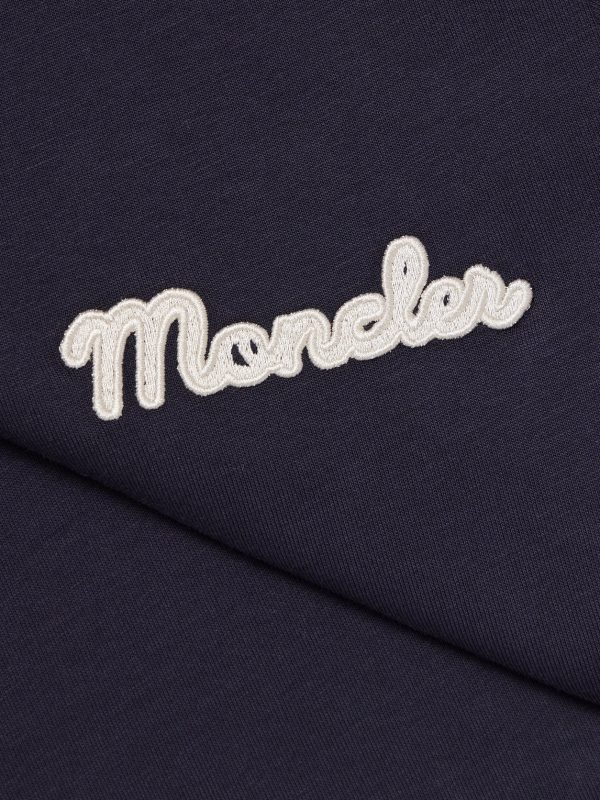 Striped Stretch-Knit Trimmed Logo-Appliquéd Cotton-Jersey T-Shirt - CU Striped Stretch-Knit Trimmed Logo-Appliquéd Cotton-Jersey T-Shirt - CU