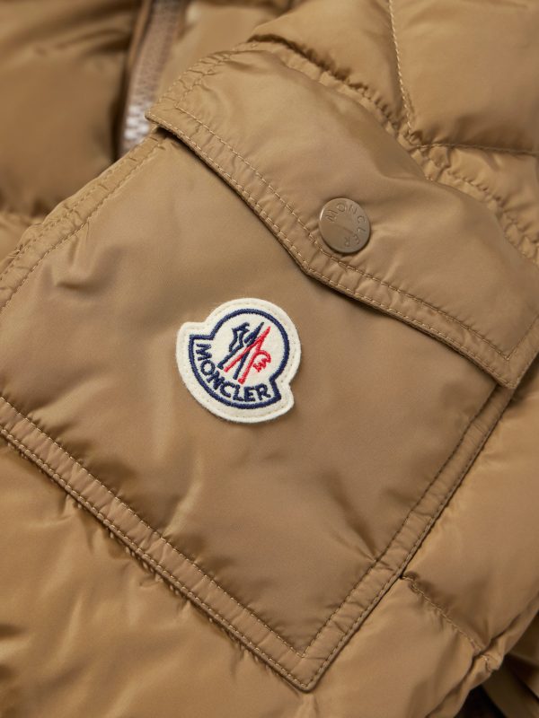 Maya Logo-Appliquéd Quilted Shell Hooded Down Jacket - CU Maya Logo-Appliquéd Quilted Shell Hooded Down Jacket - CU