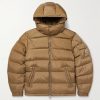 Maya Logo-Appliquéd Quilted Shell Hooded Down Jacket Maya Logo-Appliquéd Quilted Shell Hooded Down Jacket