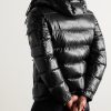 Maya Logo-Appliquéd Quilted Shell Hooded Down Jacket - BK Maya Logo-Appliquéd Quilted Shell Hooded Down Jacket - BK