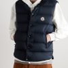 Tibb Logo-Appliquéd Quilted Shell Down Gilet - FR