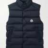Tibb Logo-Appliquéd Quilted Shell Down Gilet