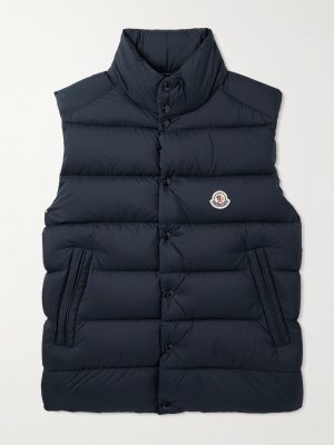 Tibb Logo-Appliquéd Quilted Shell Down Gilet Tibb Logo-Appliquéd Quilted Shell Down Gilet