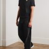 Three-Pack Logo-Appliquéd Cotton-Jersey T-Shirts - OU Three-Pack Logo-Appliquéd Cotton-Jersey T-Shirts - OU