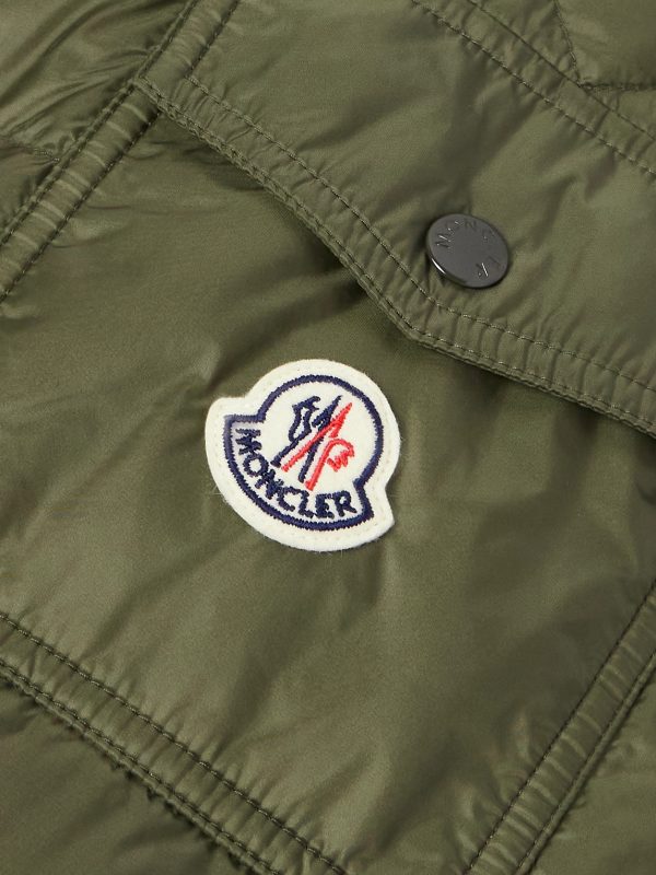 Najan Logo-Appliquéd Quilted Shell Hooded Down Jacket - E1 Najan Logo-Appliquéd Quilted Shell Hooded Down Jacket - E1
