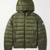 Najan Logo-Appliquéd Quilted Shell Hooded Down Jacket Najan Logo-Appliquéd Quilted Shell Hooded Down Jacket