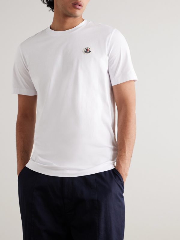 Three-Pack Logo-Appliquéd Cotton-Jersey T-Shirts - FR Three-Pack Logo-Appliquéd Cotton-Jersey T-Shirts - FR