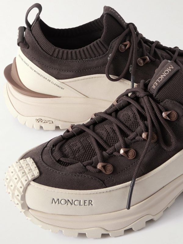 Trailgrip Lite 3 Rubber-Trimmed Nubuck and Brushed-Suede Sneakers - CU