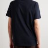 Logo-Flocked Appliquéd Cotton-Jersey T-Shirt - BK Logo-Flocked Appliquéd Cotton-Jersey T-Shirt - BK