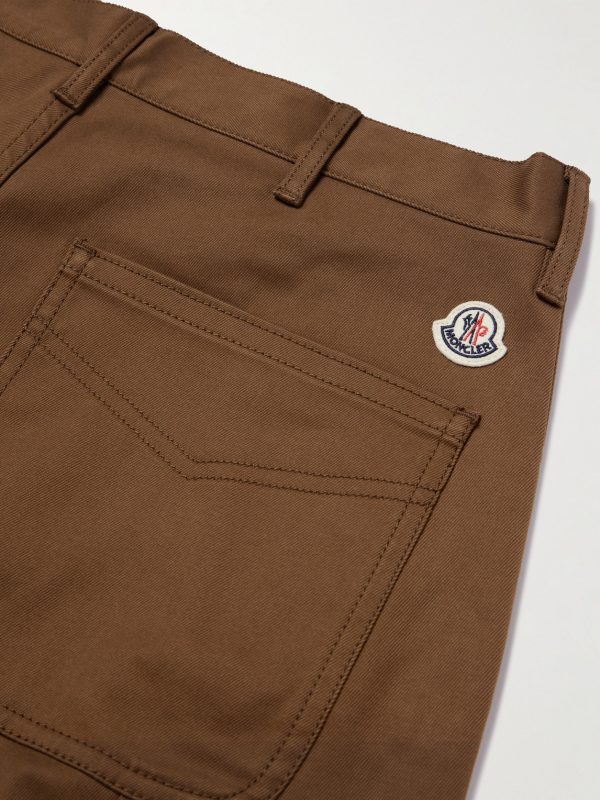 Straight-Leg Panelled Cotton-Blend Gabardine Trousers - CU Straight-Leg Panelled Cotton-Blend Gabardine Trousers - CU