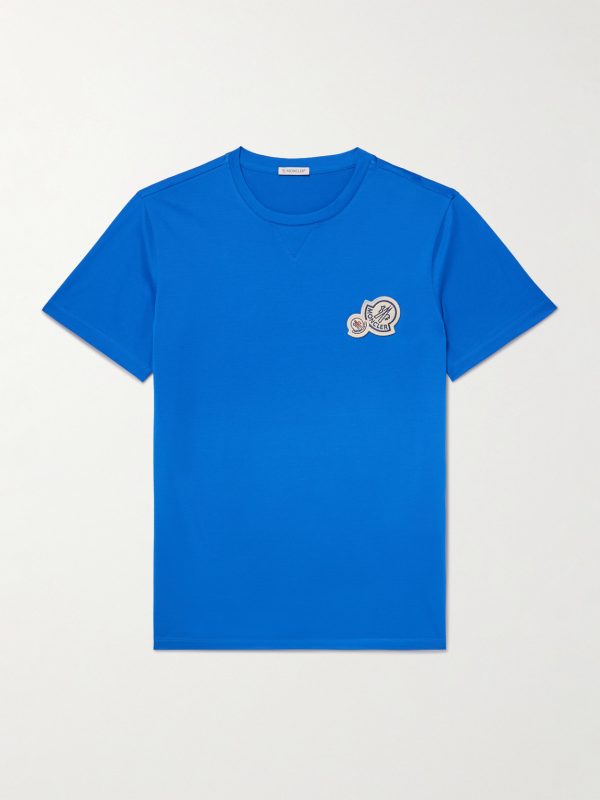 Logo-Appliquéd Cotton-Jersey T-Shirt