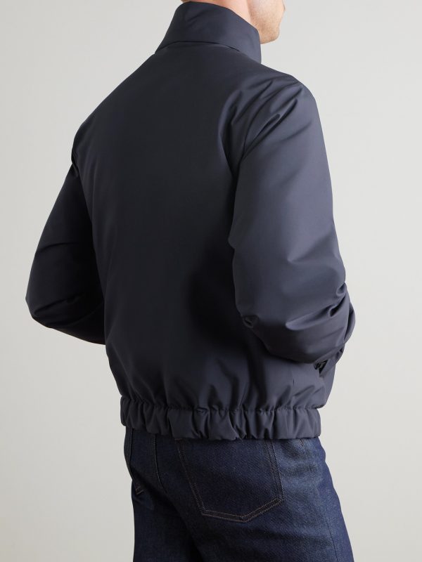 Luserna Logo-Appliquéd Airsoft Down Jacket - BK Luserna Logo-Appliquéd Airsoft Down Jacket - BK
