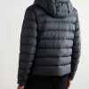 Arneb Logo-Appliquéd Quilted Shell Hooded Down Jacket - BK Arneb Logo-Appliquéd Quilted Shell Hooded Down Jacket - BK