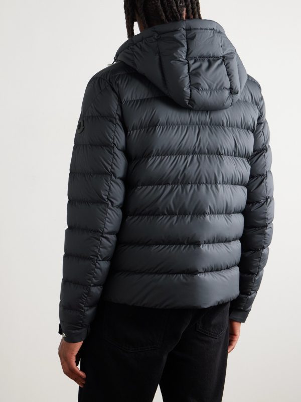 Arneb Logo-Appliquéd Quilted Shell Hooded Down Jacket - BK Arneb Logo-Appliquéd Quilted Shell Hooded Down Jacket - BK