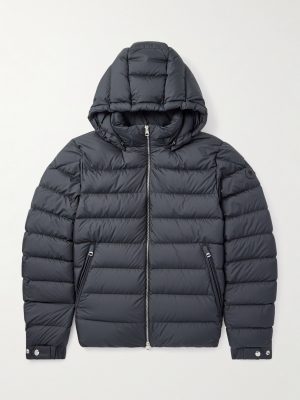 Arneb Logo-Appliquéd Quilted Shell Hooded Down Jacket
