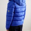 Maya Logo-Appliquéd Quilted Shell Hooded Down Jacket - BK