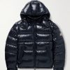 Maya Logo-Appliquéd Quilted Nylon Hooded Down Jacket Maya Logo-Appliquéd Quilted Nylon Hooded Down Jacket