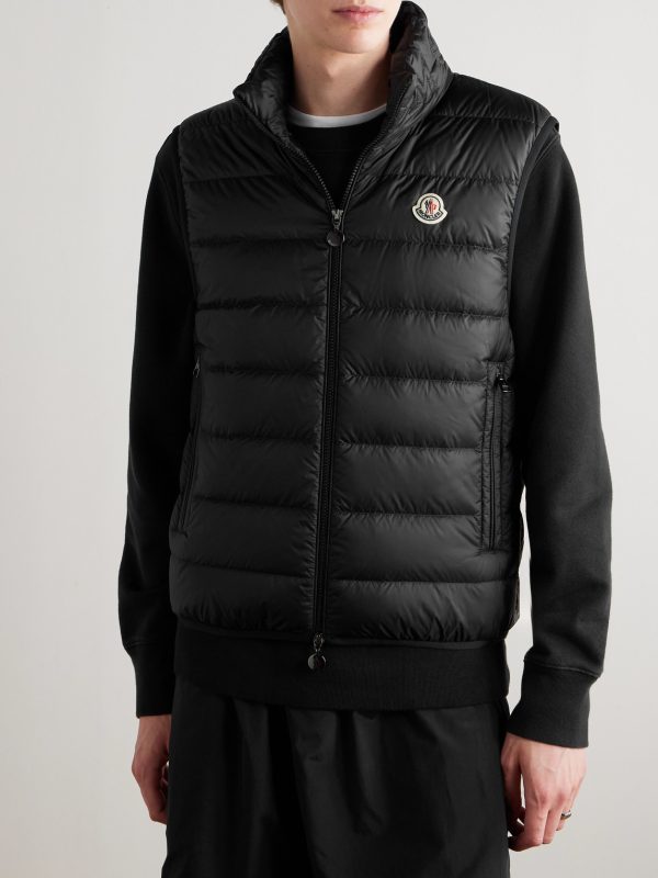 Rocoque Logo-Appliquéd Quilted Shell Down Gilet - FR