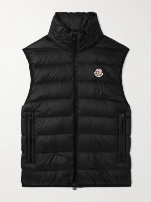 Rocoque Logo-Appliquéd Quilted Shell Down Gilet Rocoque Logo-Appliquéd Quilted Shell Down Gilet