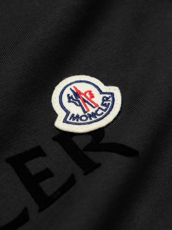 Logo-Flocked Appliquéd Cotton-Jersey T-Shirt - CU Logo-Flocked Appliquéd Cotton-Jersey T-Shirt - CU