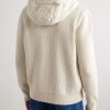 Quilted Microfibre and Ribbed Wool Down Hooded Jacket - BK Quilted Microfibre and Ribbed Wool Down Hooded Jacket - BK