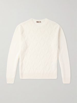 Jacquard-Knit Cashmere Sweater Jacquard-Knit Cashmere Sweater