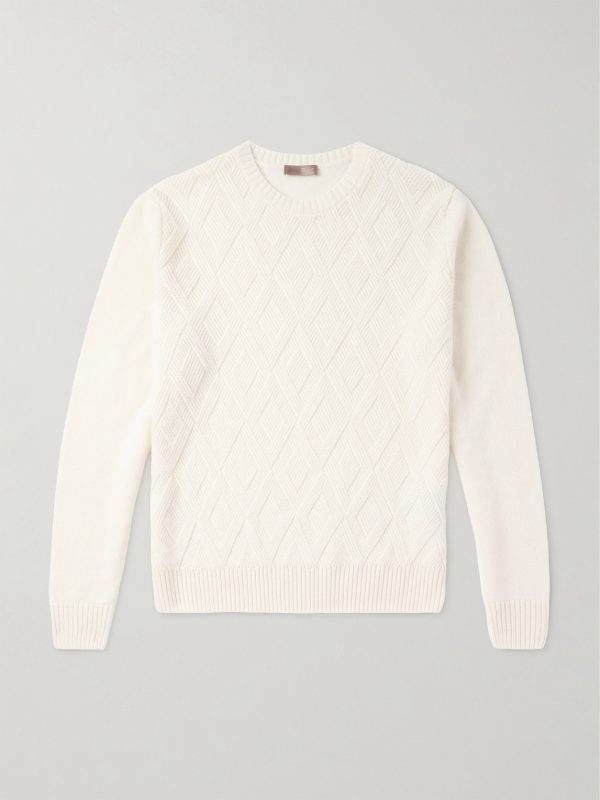 Jacquard-Knit Cashmere Sweater Jacquard-Knit Cashmere Sweater
