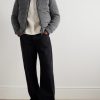 Jacquard-Knit Cashmere Sweater - OU Jacquard-Knit Cashmere Sweater - OU