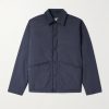 Padded Cotton Corduroy-Trimmed Shell Jacket Padded Cotton Corduroy-Trimmed Shell Jacket