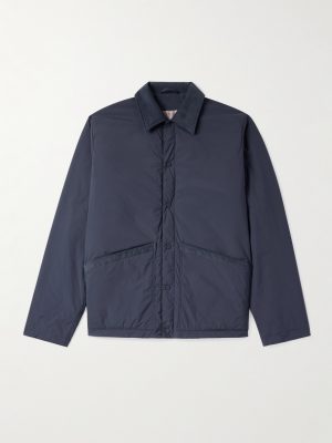 Padded Cotton Corduroy-Trimmed Shell Jacket Padded Cotton Corduroy-Trimmed Shell Jacket