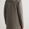 Padded Shell Hooded Parka - BK