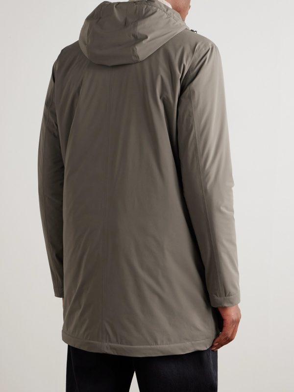 Padded Shell Hooded Parka - BK