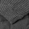 Quilted and Ribbed Wool-Blend Down Bomber Jacket - E1
