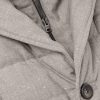 Convertible Quilted Wool-Blend Down Blazer - CU Convertible Quilted Wool-Blend Down Blazer - CU