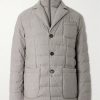 Convertible Quilted Wool-Blend Down Blazer Convertible Quilted Wool-Blend Down Blazer