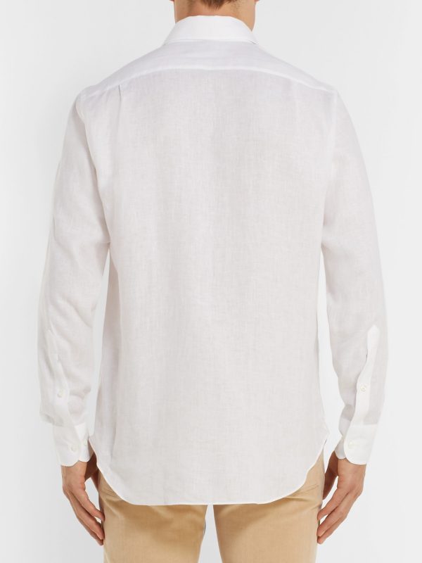 André Slub Linen Shirt - BK