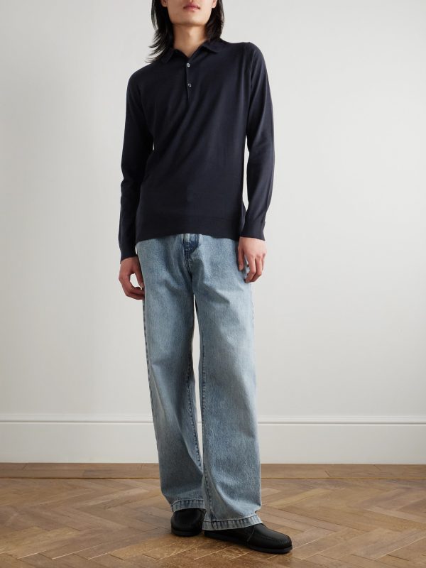 Bradwell Fine-Knit Cotton Polo Shirt - OU Bradwell Fine-Knit Cotton Polo Shirt - OU