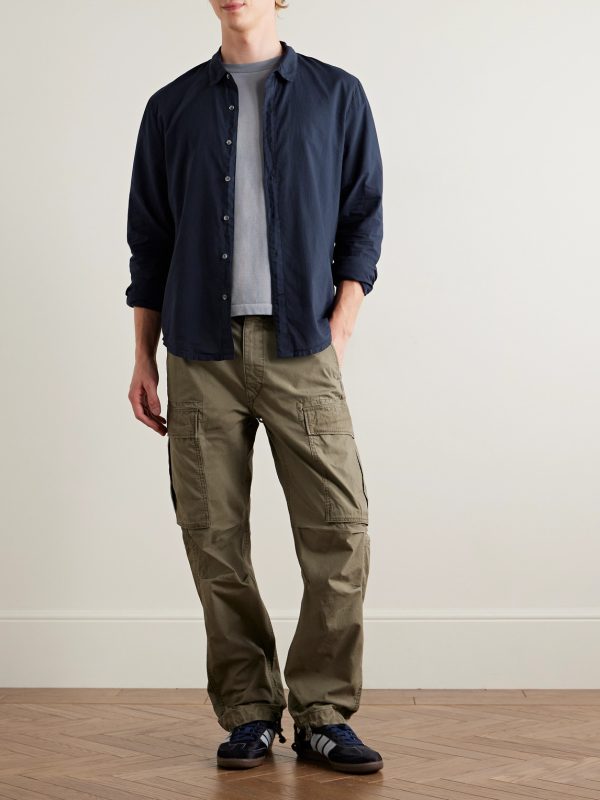 Slim-Fit Cotton Shirt - OU Slim-Fit Cotton Shirt - OU