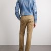 Straight-Leg Cotton-Twill Trousers - BK
