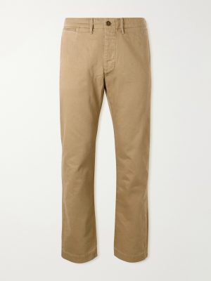 Straight-Leg Cotton-Twill Trousers Straight-Leg Cotton-Twill Trousers