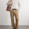 Straight-Leg Cotton-Twill Trousers - OU