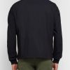 Cotton and Nylon-Blend Matte-Satin Bomber Jacket - BK
