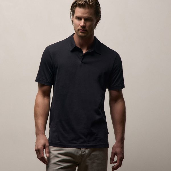 Supima Cotton-Jersey Polo Shirt - FR Supima Cotton-Jersey Polo Shirt - FR