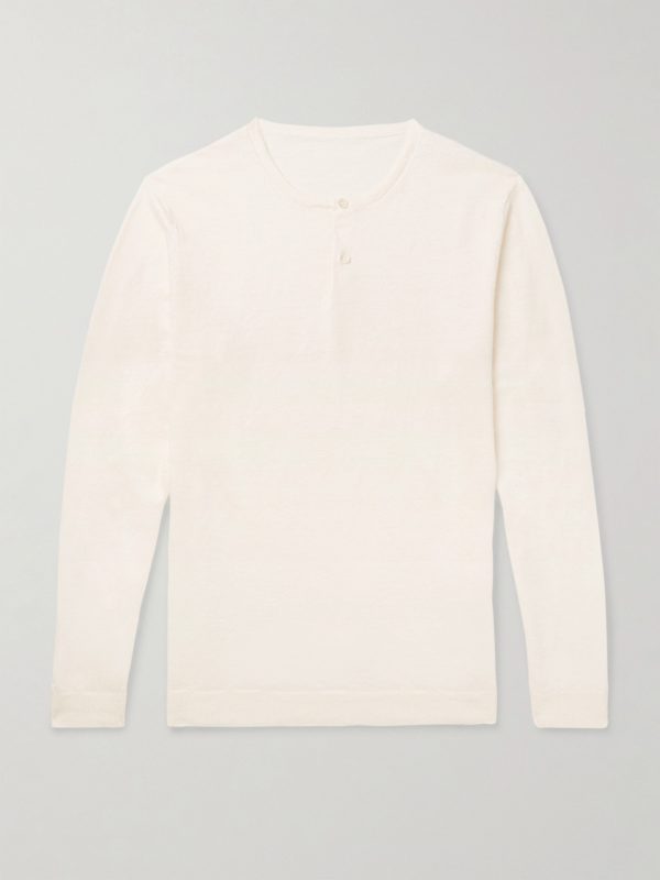 Linen Henley T-Shirt