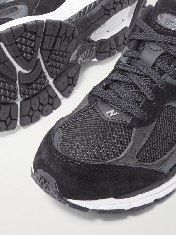 2002R Leather-Trimmed Suede and Mesh Sneakers - CU 2002R Leather-Trimmed Suede and Mesh Sneakers - CU